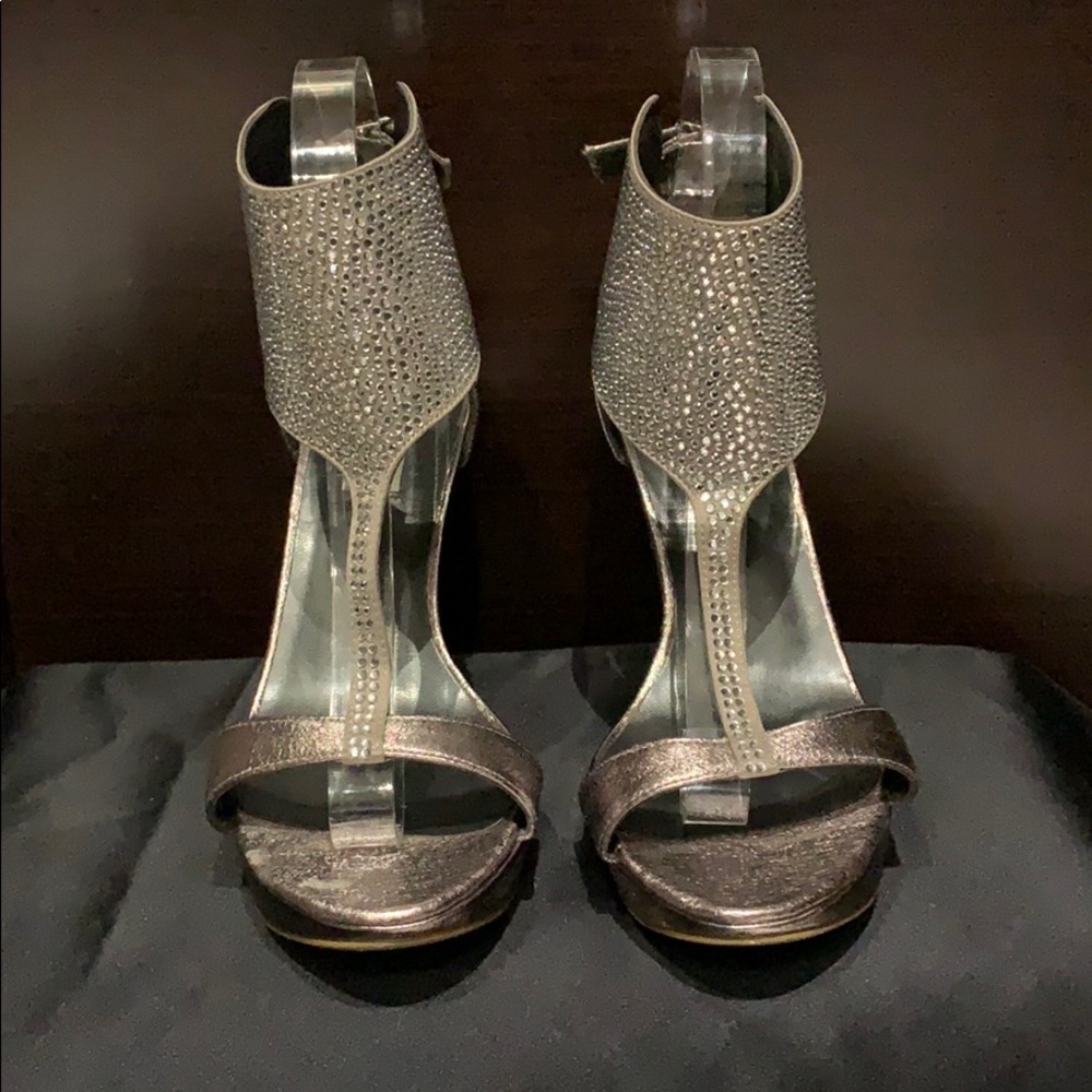 Steven Madden Silver Bling Sandal